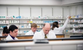 Pharmacies - pharmacists at work