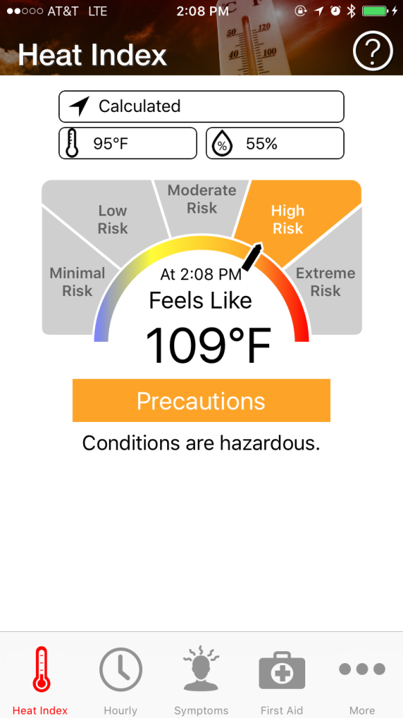 Heat Index Risks