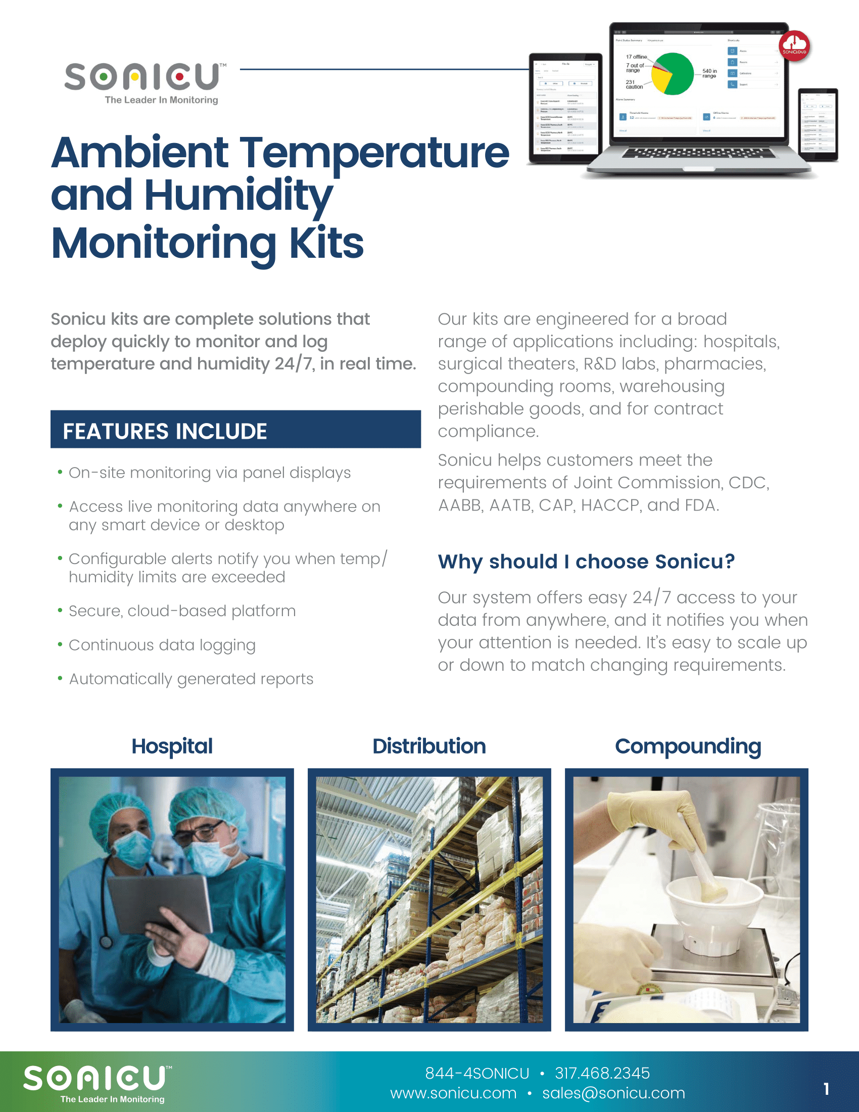 Ambient Temperature and Humidity Monitoring Kits 2025-1
