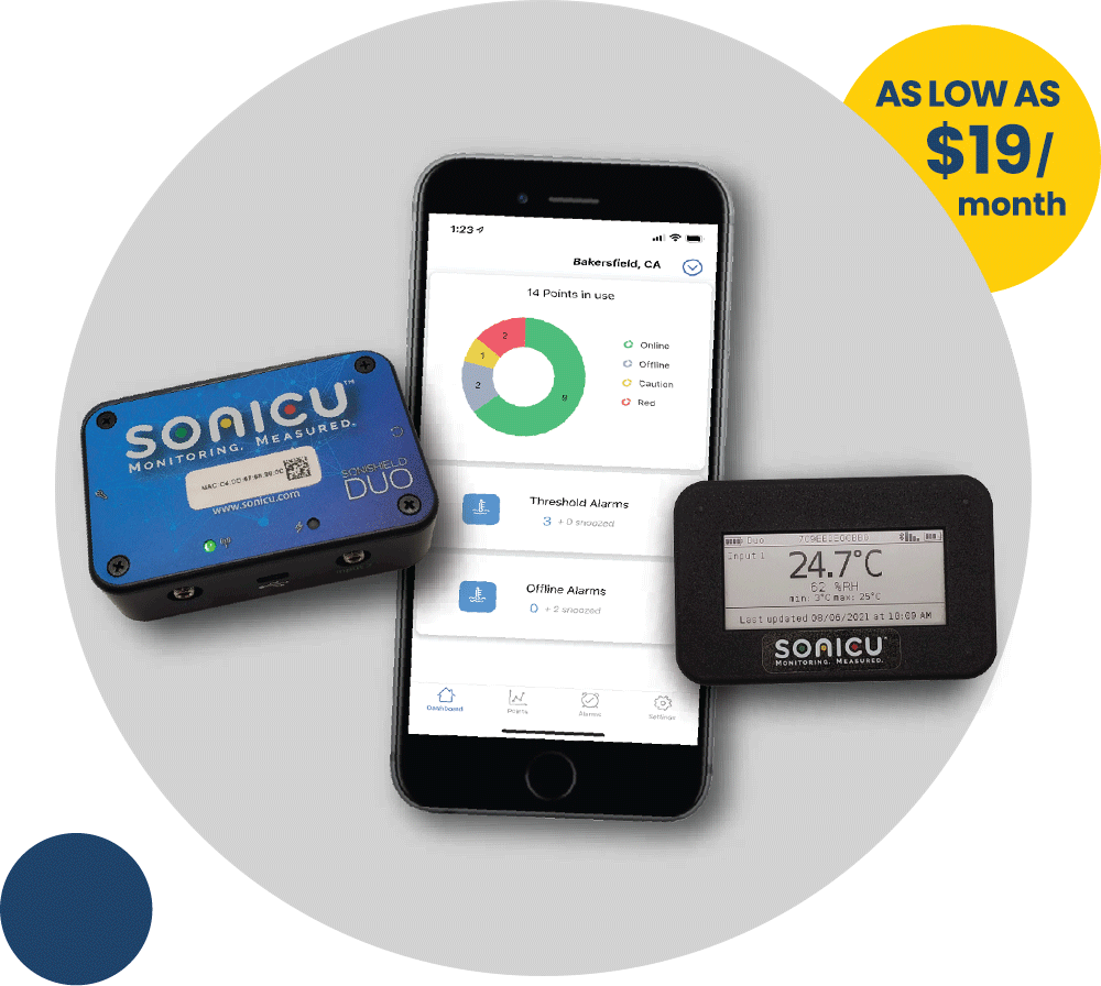 Digital Temperature Monitor with Remote Sensor and Frost Point Alarm