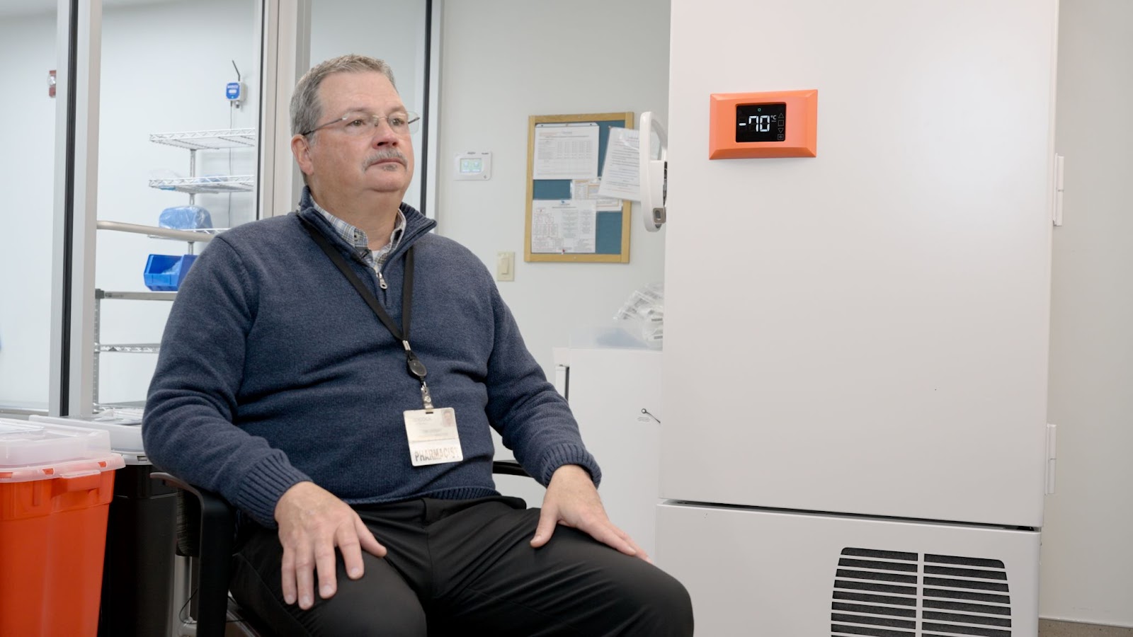 Pharmacy Director Tim Livesay leveraged Sonicu’s monitoring solution to prompt a climate control contractor to replace a wrongly sized air handler that was failing to properly humidify one of the clean rooms under his management. 